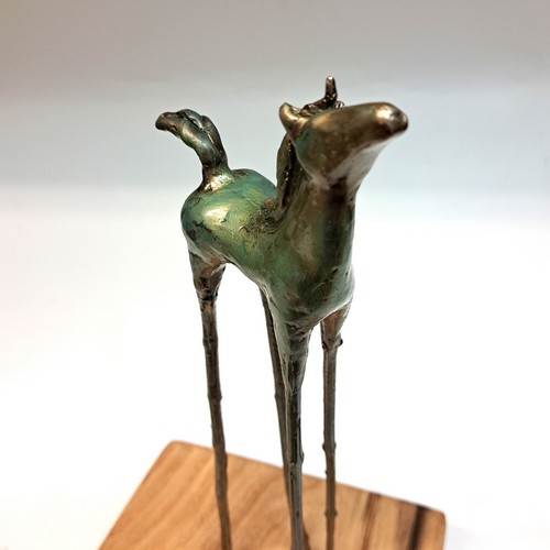 Rascal 13x7.5x4.5 $1100 at Hunter Wolff Gallery